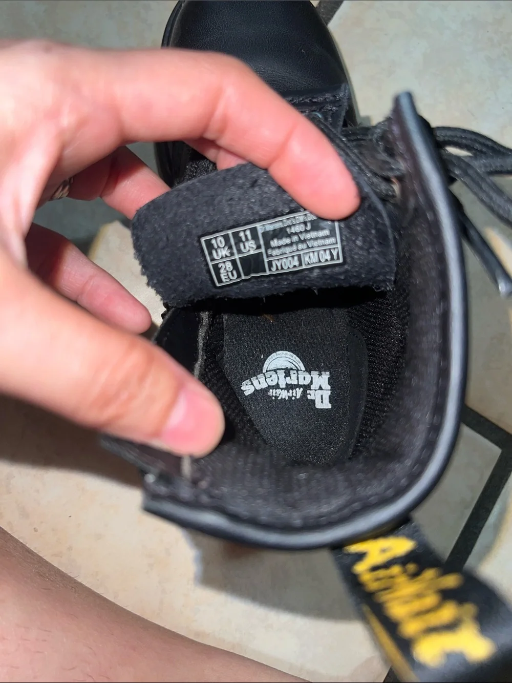 Dr. Martens Black Leather